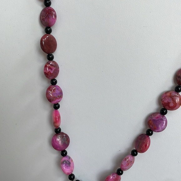Jewelry Different Shades Of Pink Natural Stone Necklace Poshmark